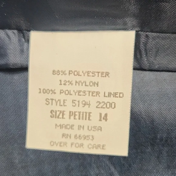 Haberdashery Houndstooth Blazer and Trousers Pant Suit - 14 Petite - Picture 12 of 16